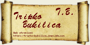 Tripko Bukilica vizit kartica